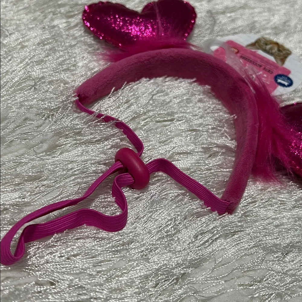 NWT Whisker City Dog / Cat Heart Valentines Headband OSFA